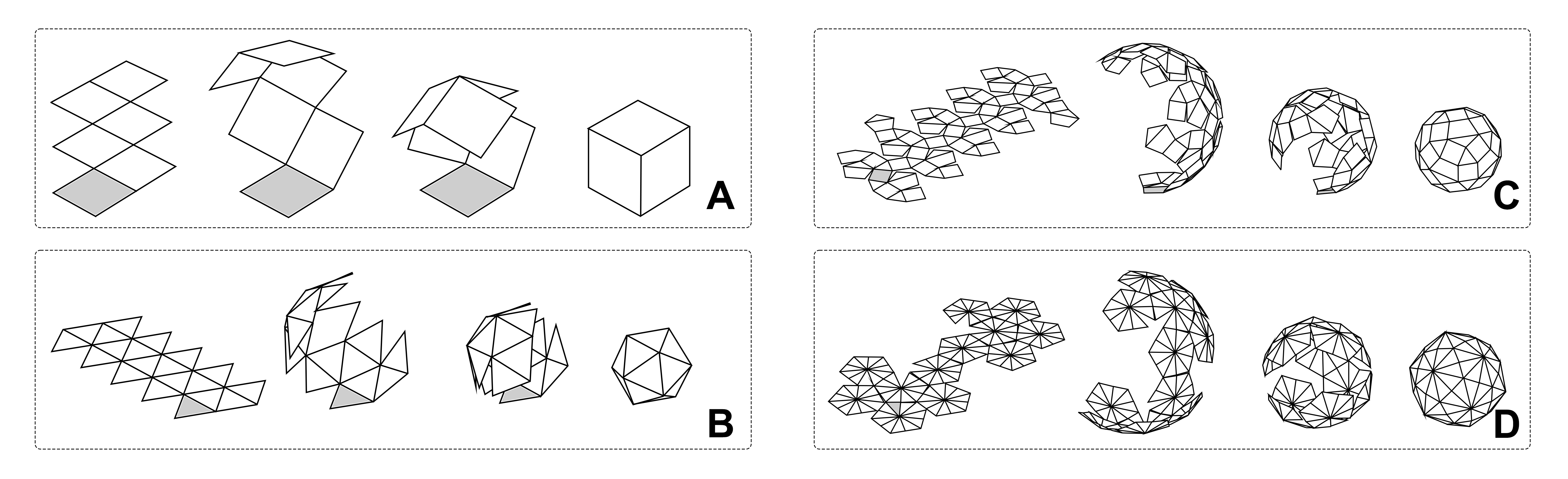 PullupStructs Digital Fabrication For Folding Structures Via Pull up Nets