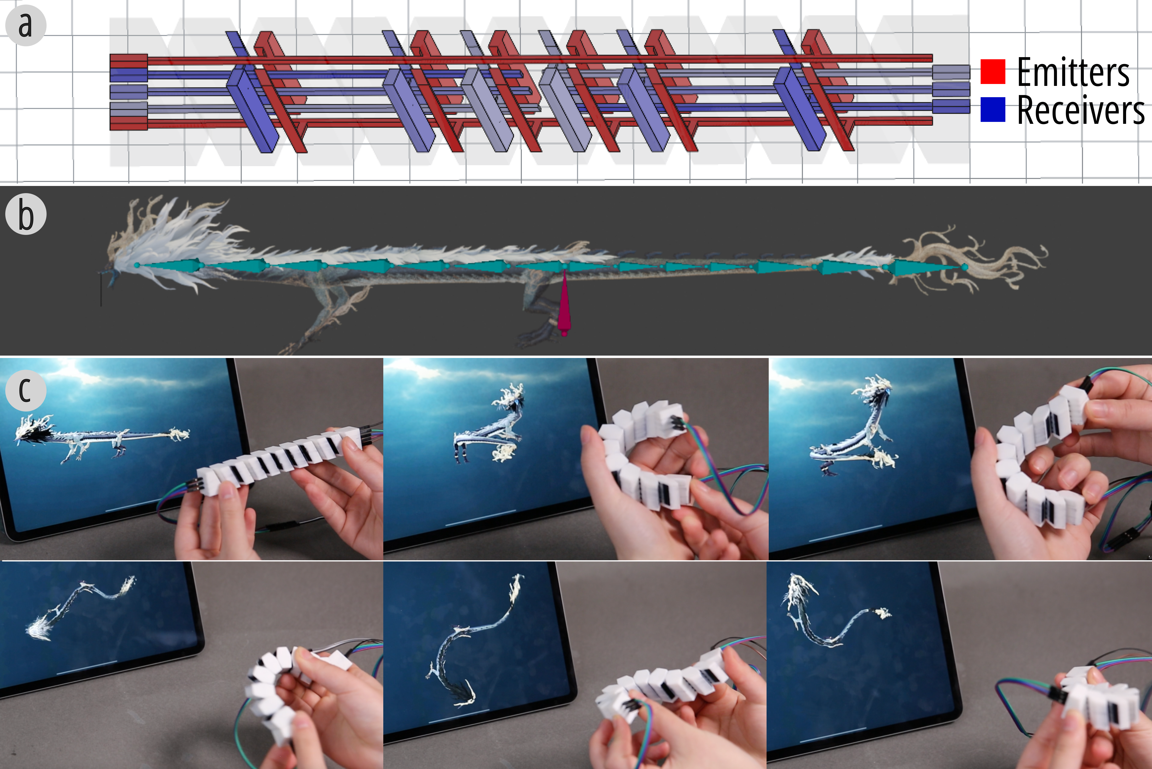 Xspine tangible animation controller