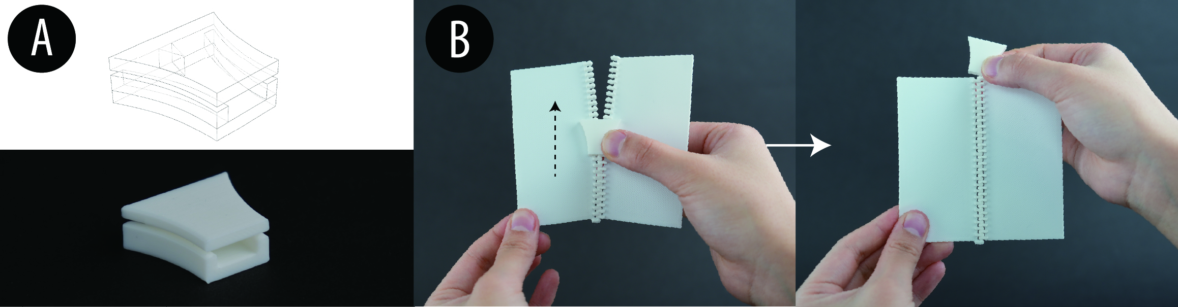 Prototype zipper slider